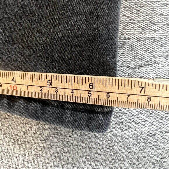 Aeropostale Jeans Womens Size 38 Black Skinny Distressed High Rise Stretch - Picture 13 of 14